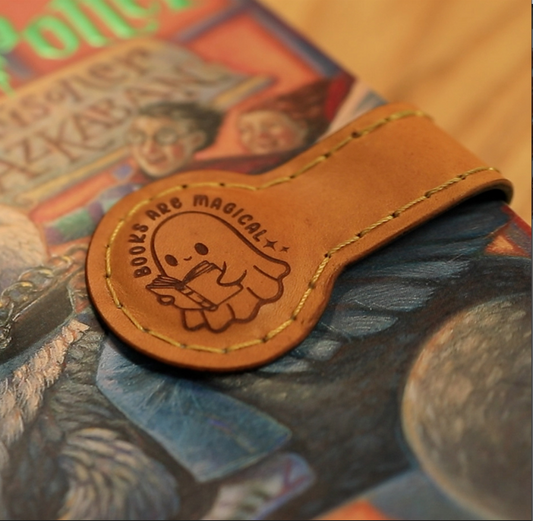 Leather Magnetic Bookmark Pattern