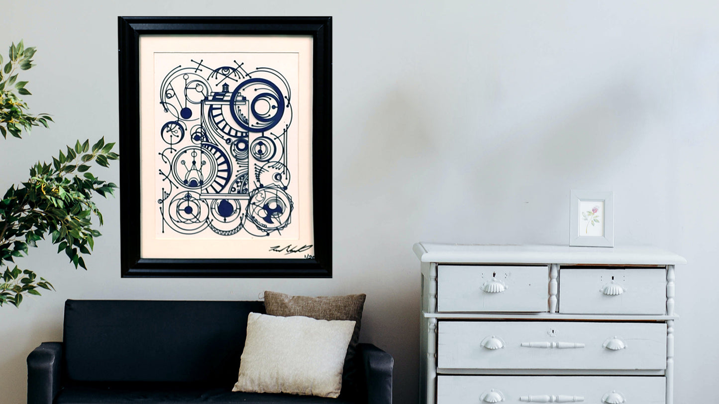 Limited Edition Tardis Inspired Artwork