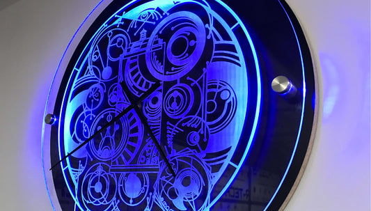 Making a Custom Dr. Who Inspired LED Clock