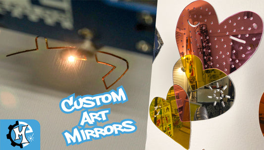 Custom Art Mirrors | Collaboration with Pretty Done