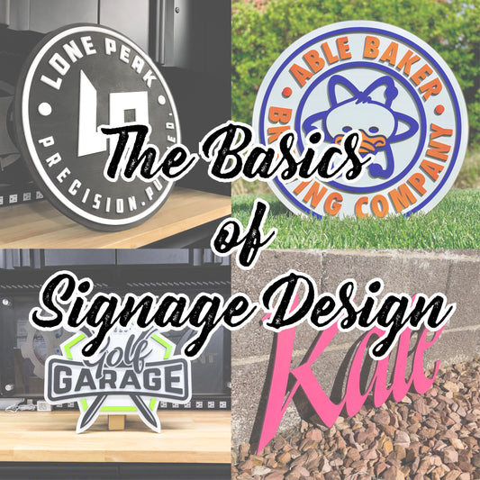 The Basics of Signage Design Recording